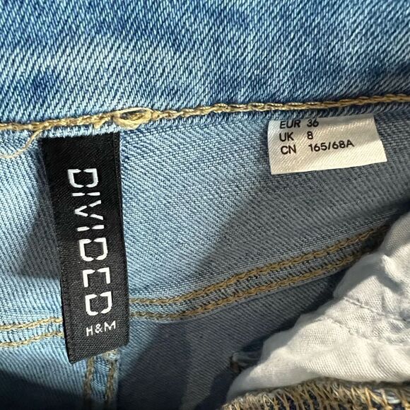 Divided by H&M short jean shorts light denim size 4 - Picture 6 of 14